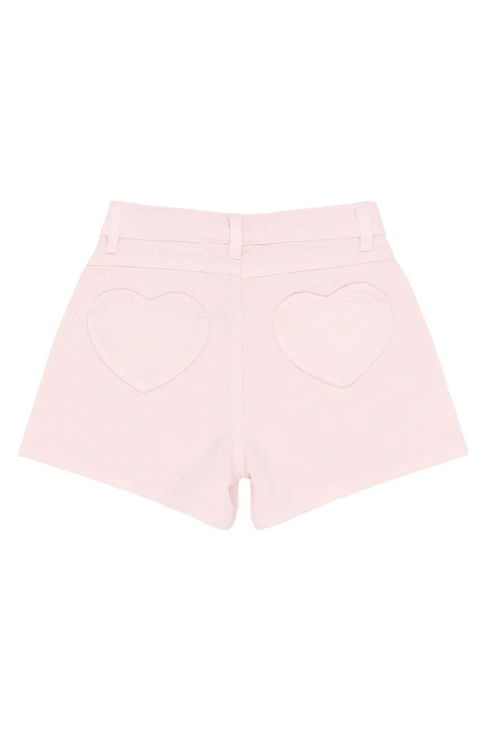 TN6830 - TNSamantha Regular Fit Denim Shorts - Light Lilac - Extra 1.webp