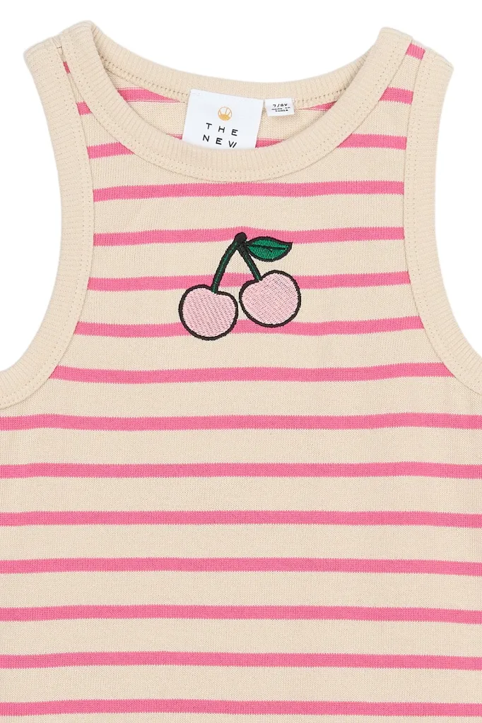 TN6860 - TNShannon S_L Dress - Carmine Rose Striped - Extra 2.webp