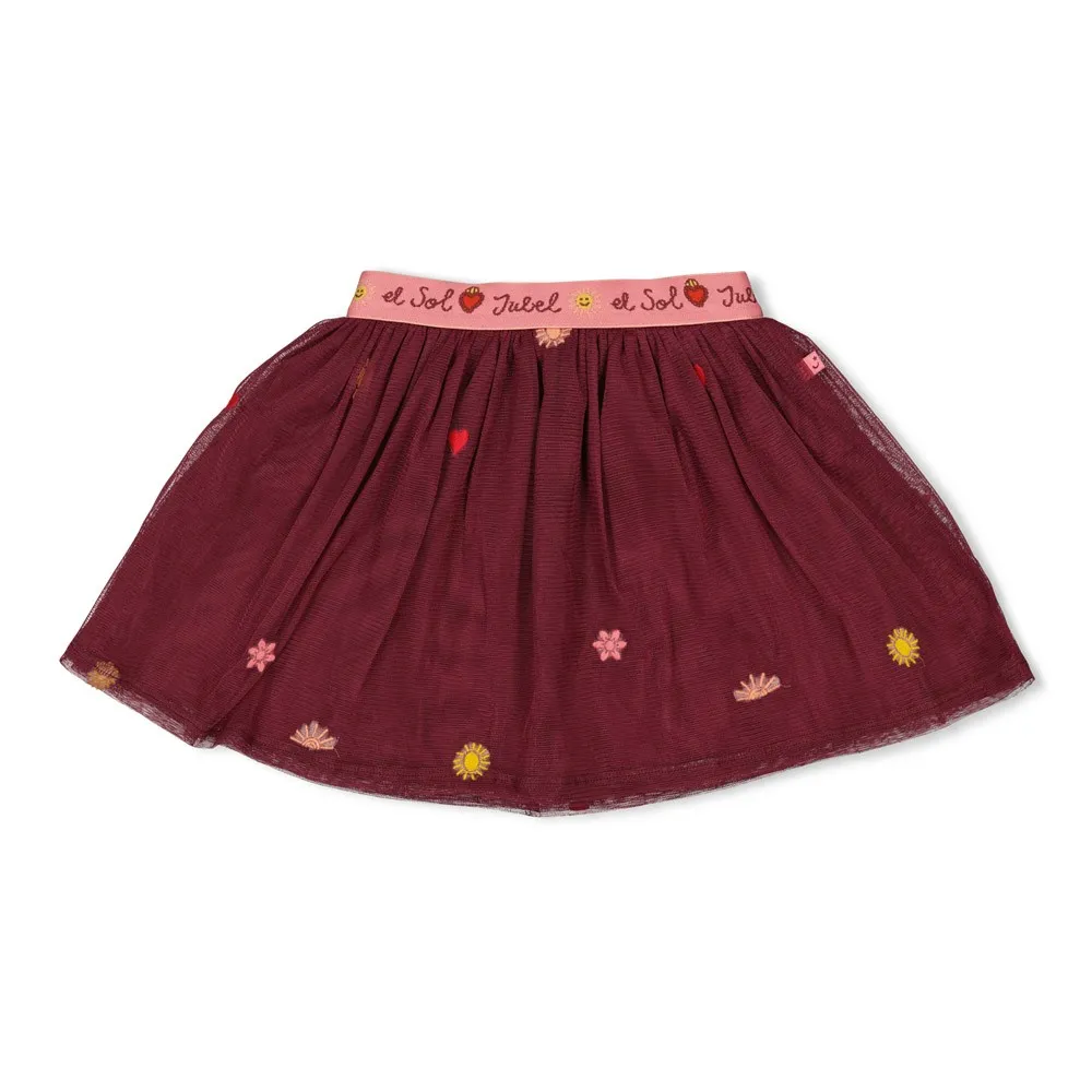 JUBEL JUPE BORDEAUX TULE - SALSA SUNSET 110