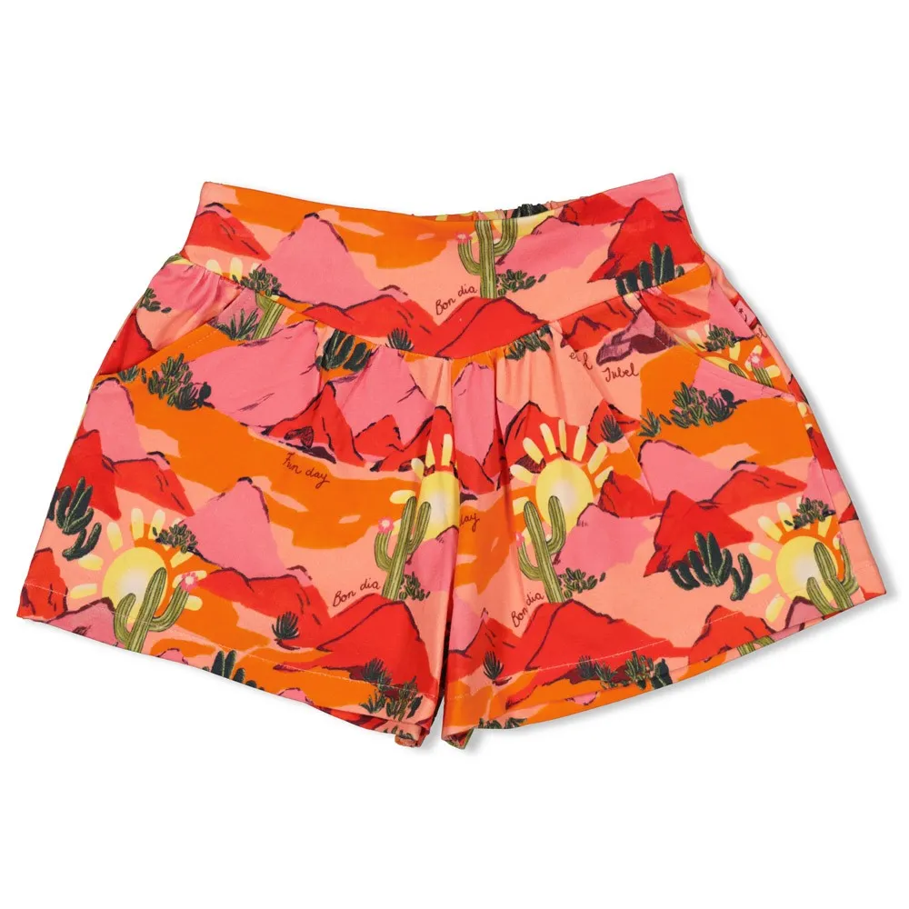 JUBEL SHORT SAUMON AOP - SALSA SUNSET 110