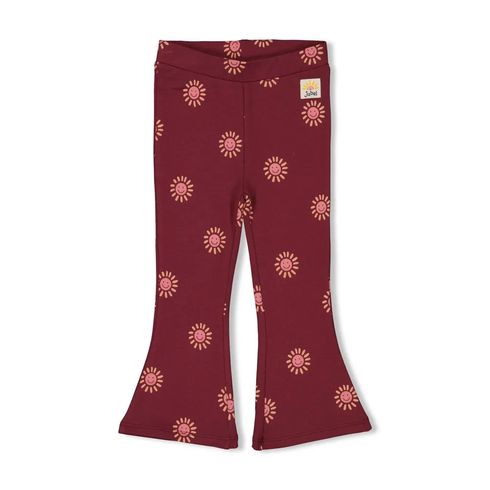 JUBEL PANTALON BORDEAUX FLARE - SALSA SUNSET 110