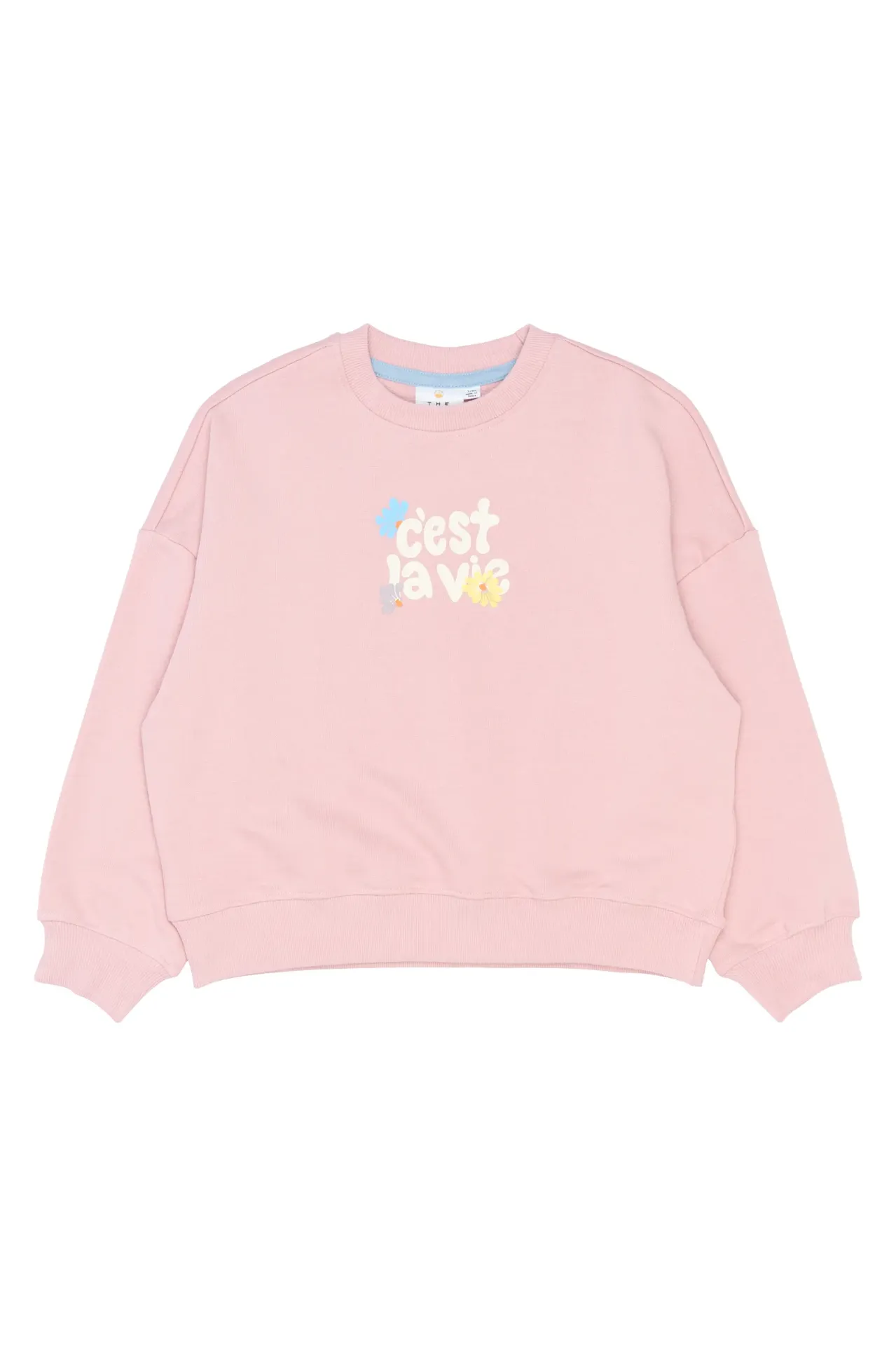 TN 6732 GIRLS SWEAT ROSE 3/4