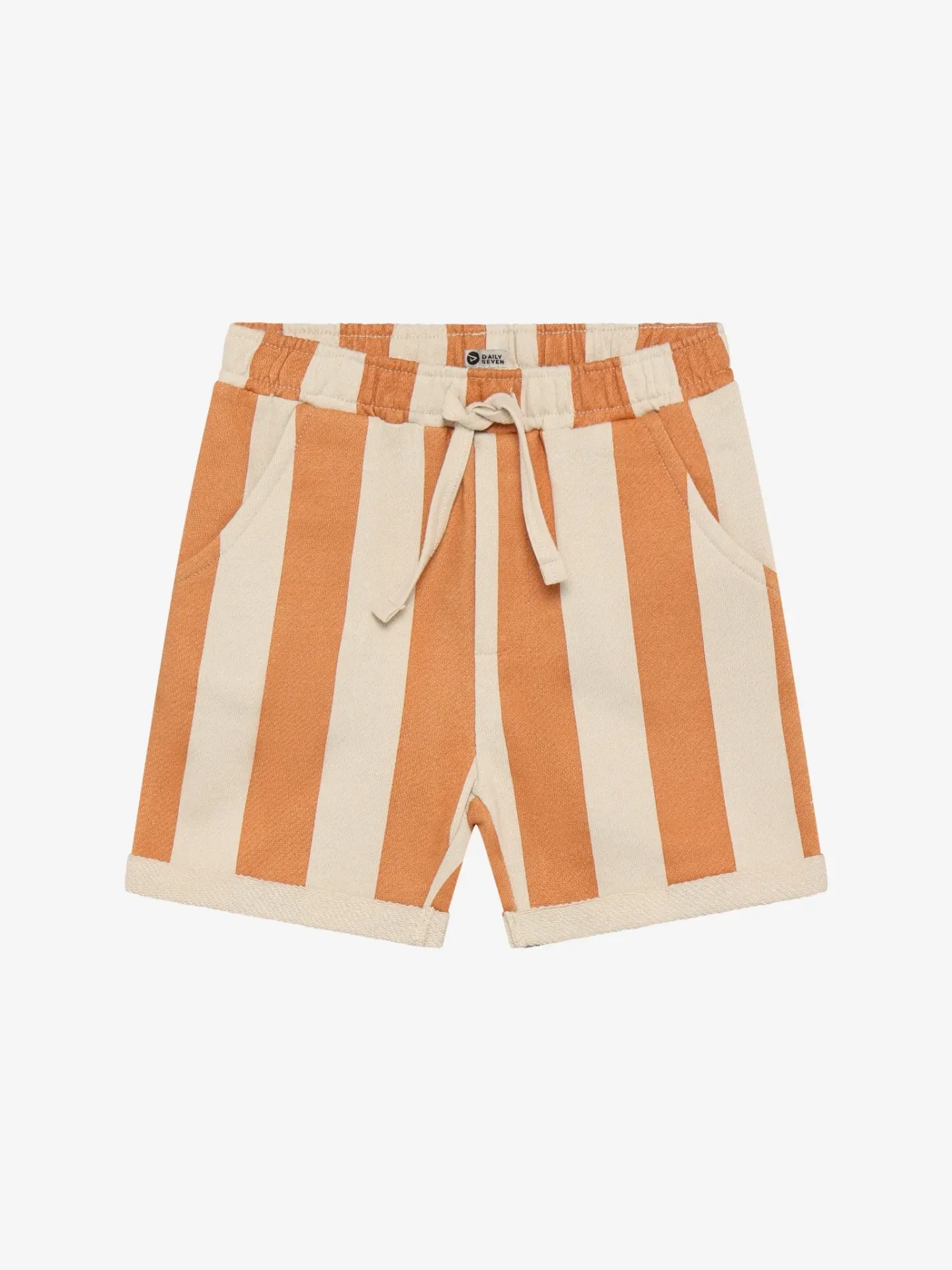 D7 BOYS SHORT A LIGNES ORANGE 128 920380