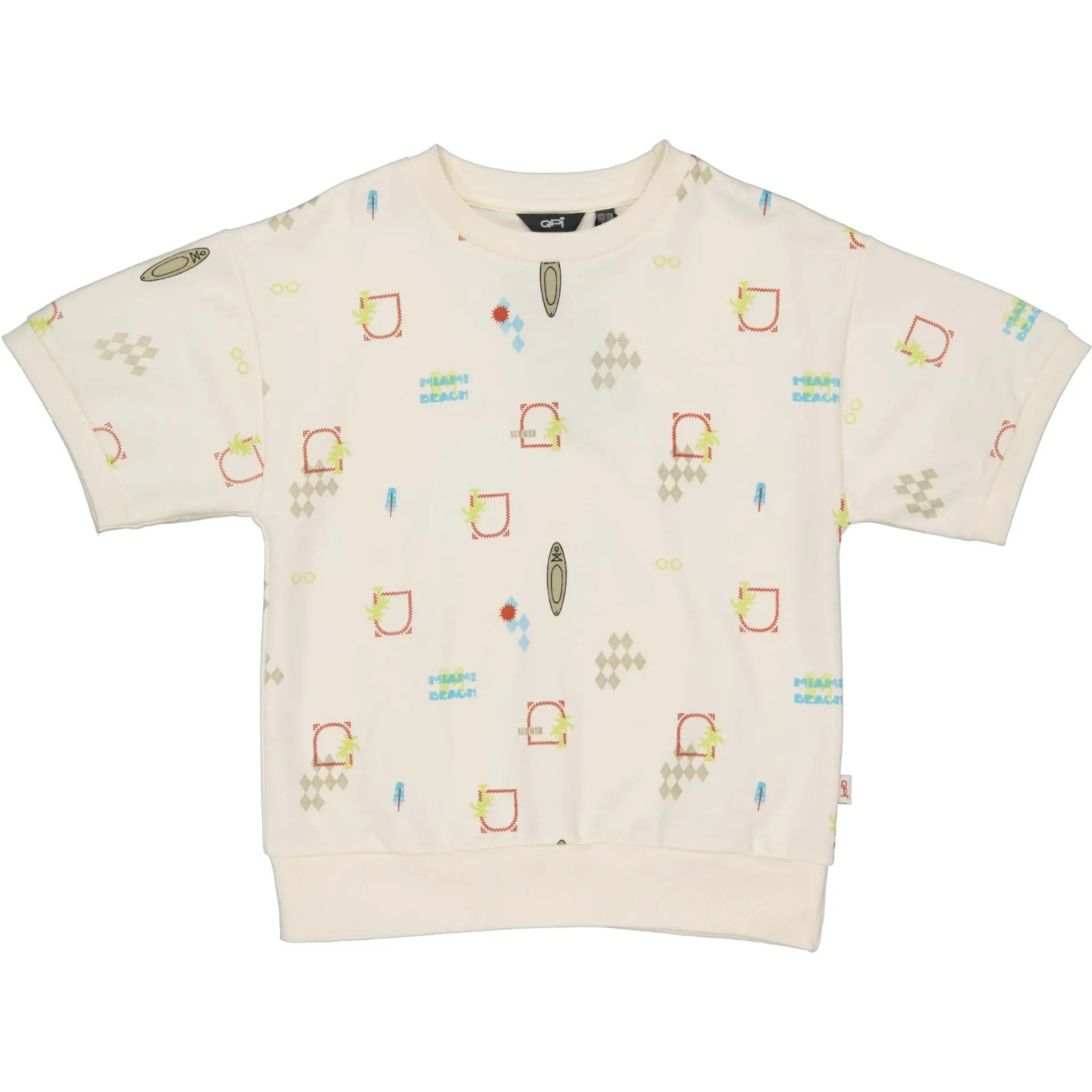 QPI BOYS SWEAT AOP White 98 QS26 DALEY