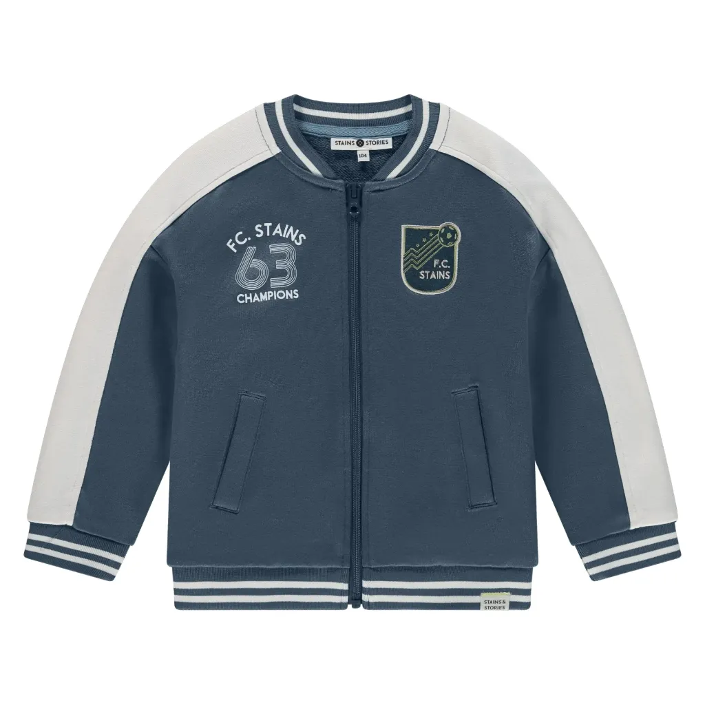 S&S BOYS SWEAT A TIRETTE BLEU 122 SSA26207431