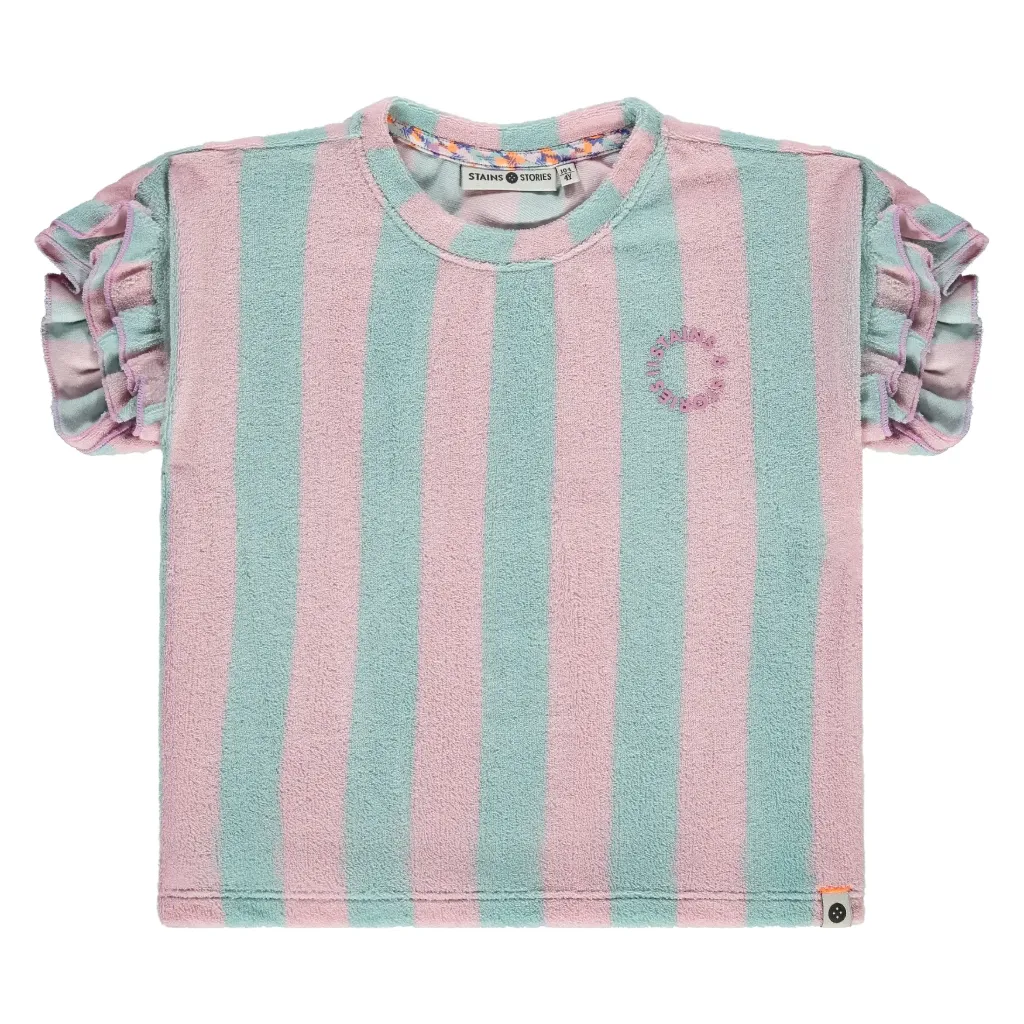 S&S GIRLS T-SHIRT CM EPONGE MENTHE 116 SSA26208624