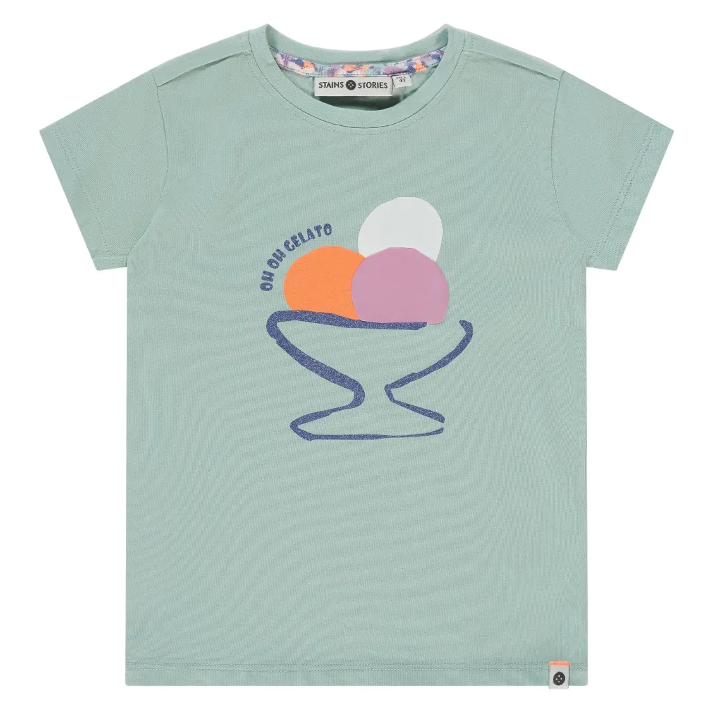S&S GIRLS T-SHIRT CM MENTHE 104 SSA26208626