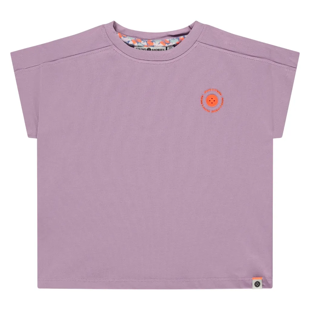 S&S GIRLS T-SHIRT CM LILAS 122 SSA26208632