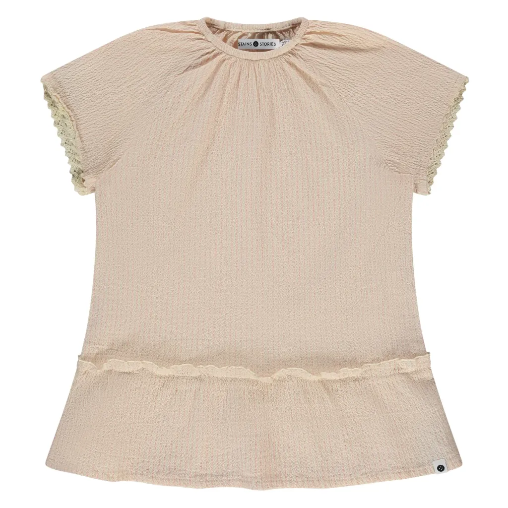 S&S GIRLS ROBE CM BLUSH  122 SSA26208722