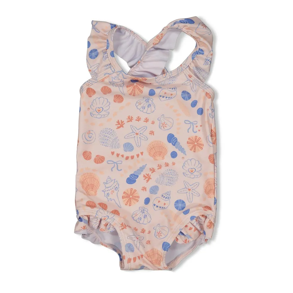 FEETJE - GIRLS MAILLOT DE BAIN ROSE AOP - SEA LA VIE 68