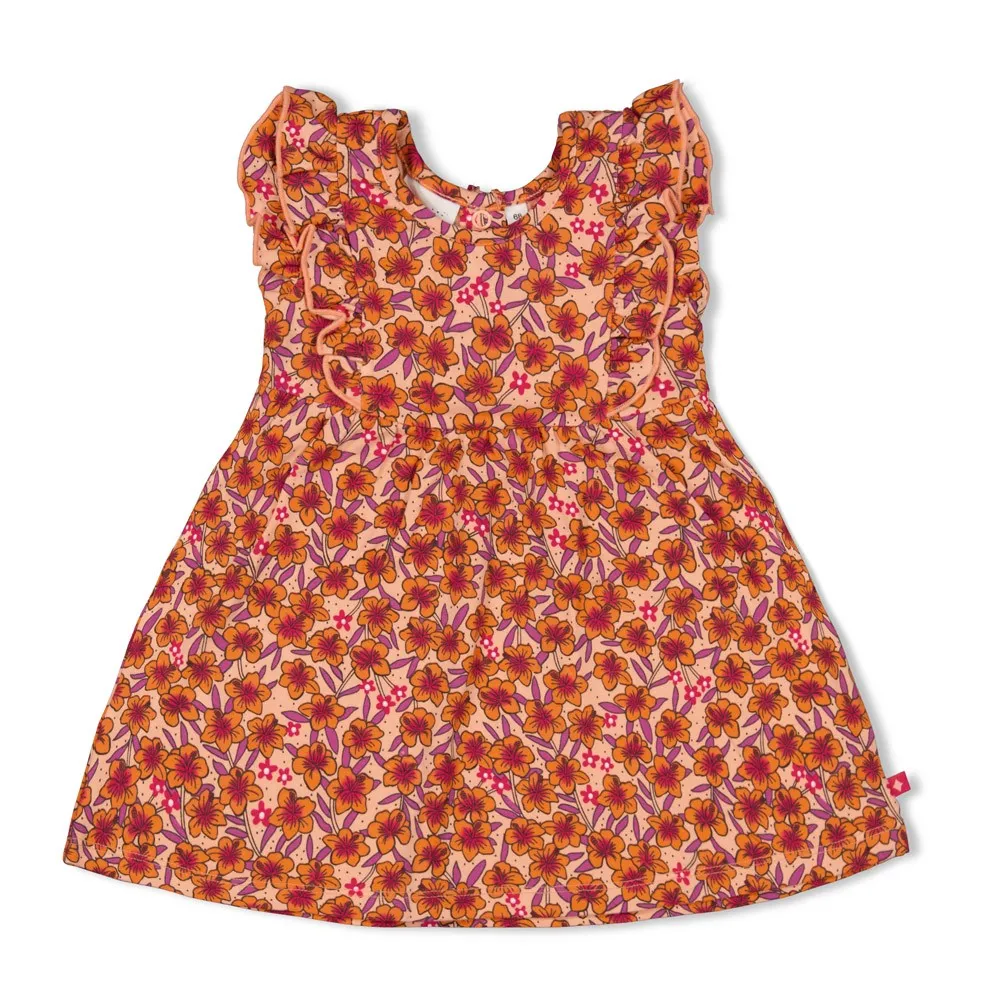 FEETJE - GIRLS ROBE PECHE AOP - LOVE PEACE ALOHA 86