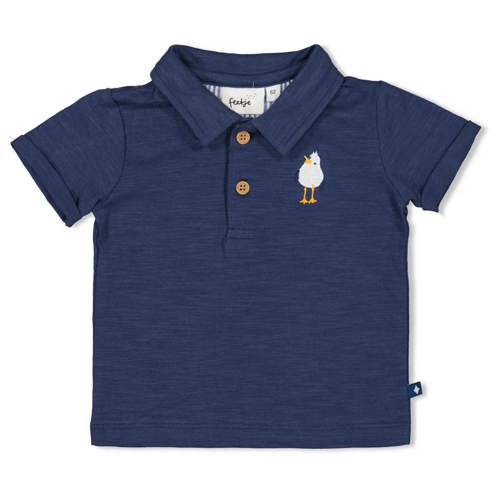 FEETJE - BOYS POLO INDIGO - SEASIDE HAPPINESS 68