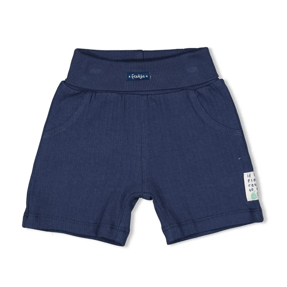 FEETJE - BOYS SHORT INDIGO RIB - SEASIDE HAPPINESS 80