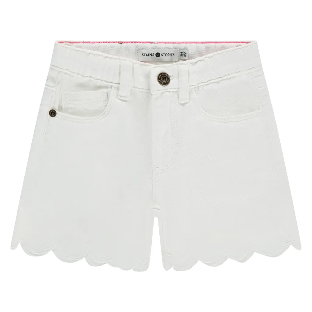 S&S GIRLS SHORT BLANC 110 SSA26308248