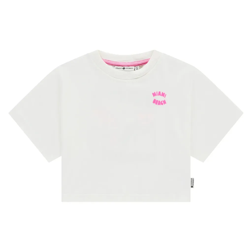 S&S GIRLS T-SHIRT CM BLANC 104 SSA26308648