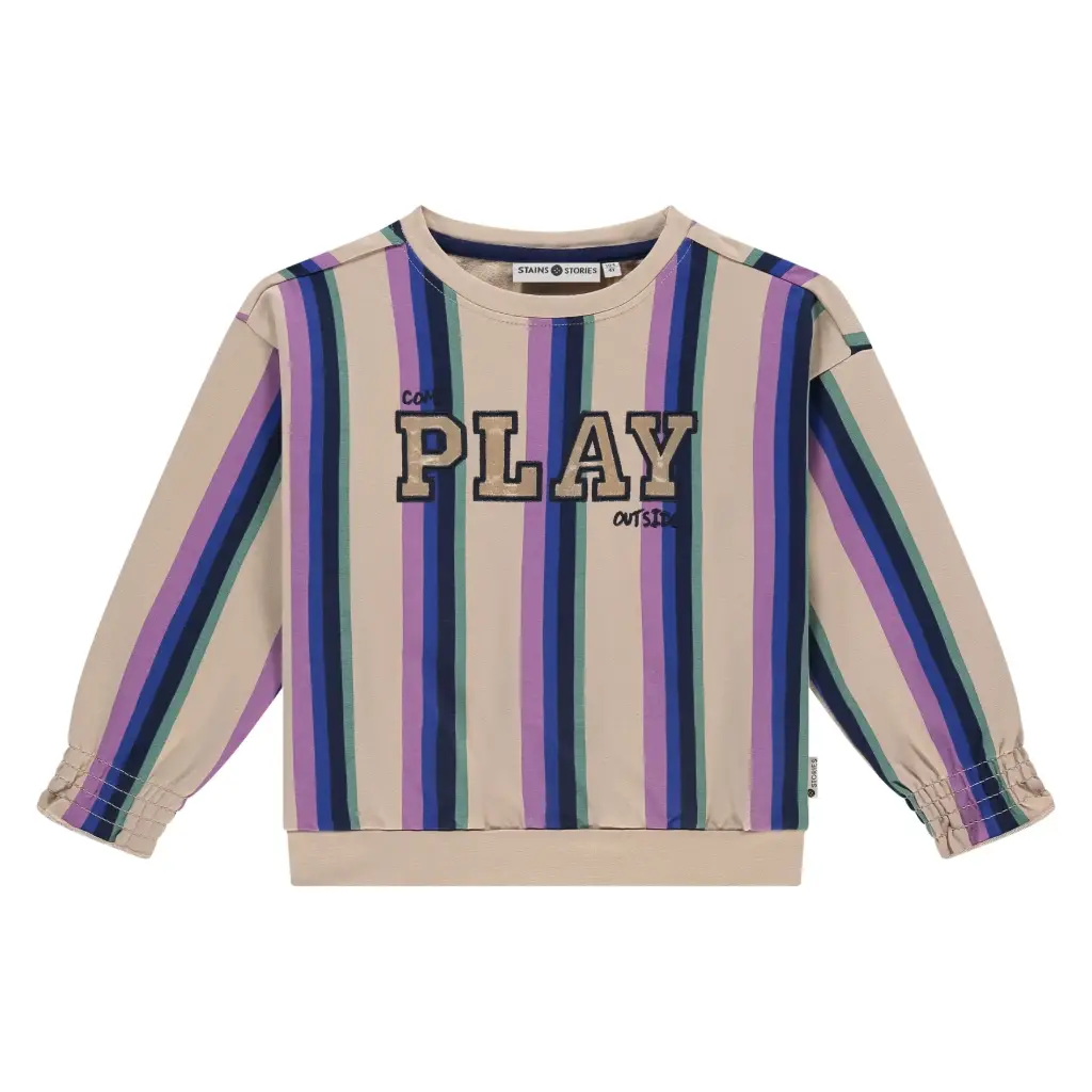 S&S GIRLS SWEAT BEIGE 128 SSA25508476