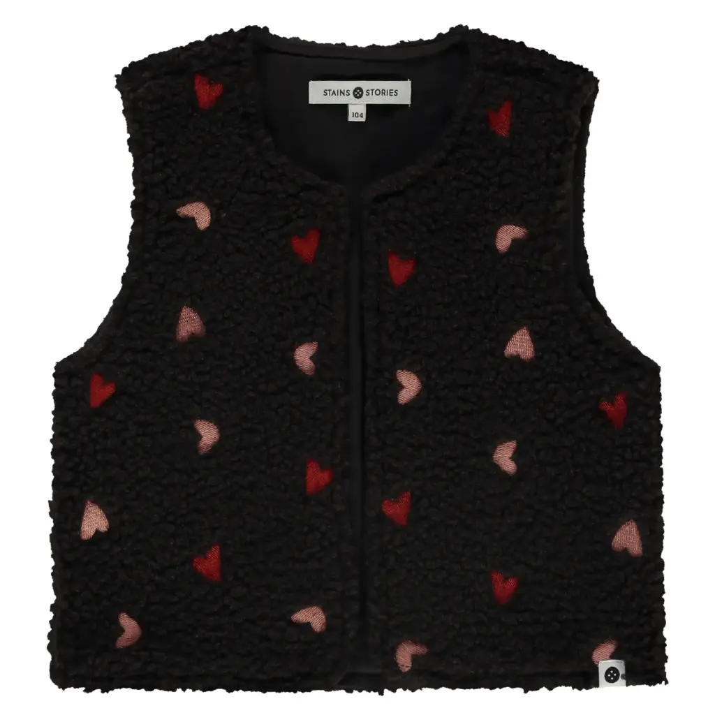 S&S GIRLS GILET NOIR 104 SSA25608499
