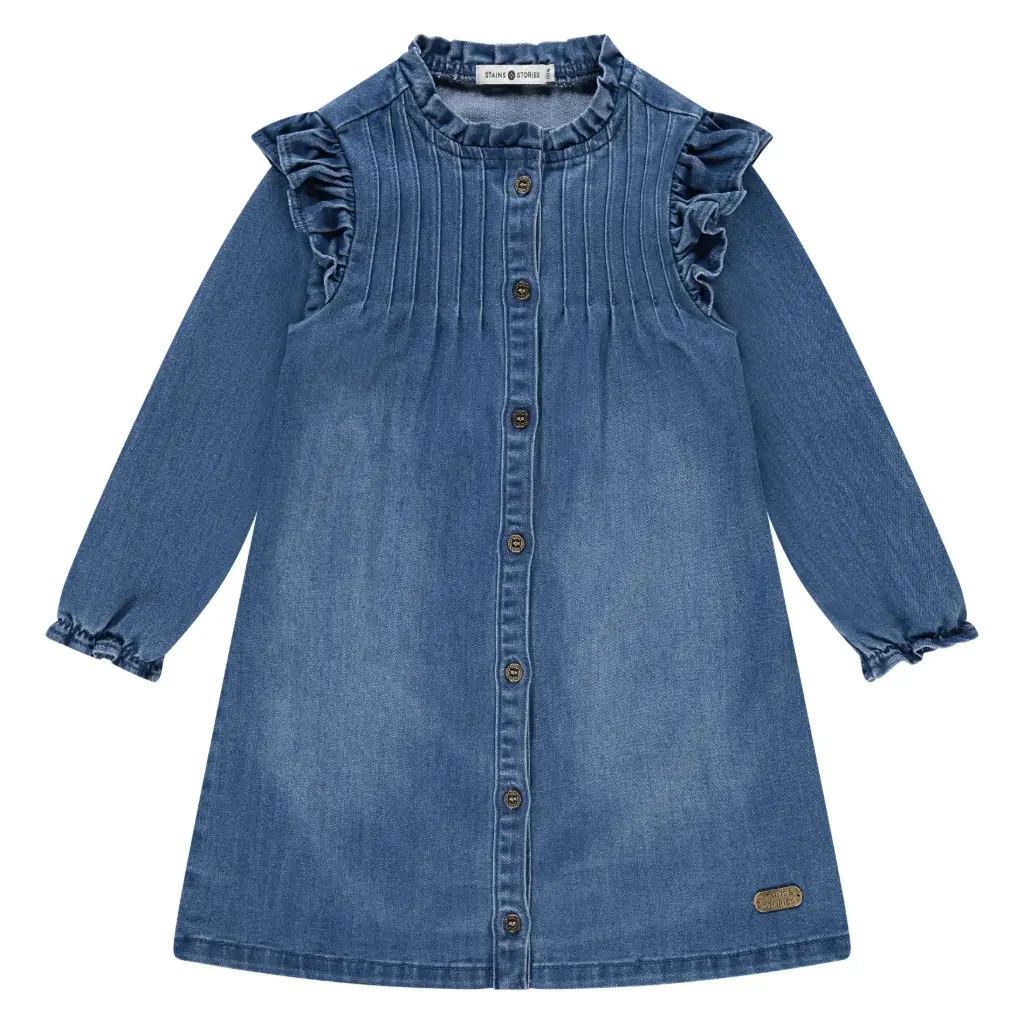 S&S GIRLS ROBE BLUEJEAN 116 SSA25408752