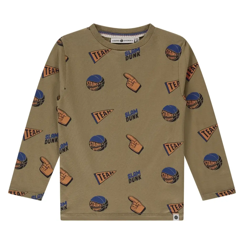 S&S BOYS T-SHIRT ML CAMEL 128 SSA25507677