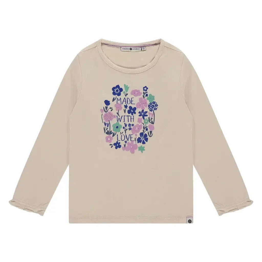 S&S GIRLS T-SHIRT ML CREME 122 SSA25508670