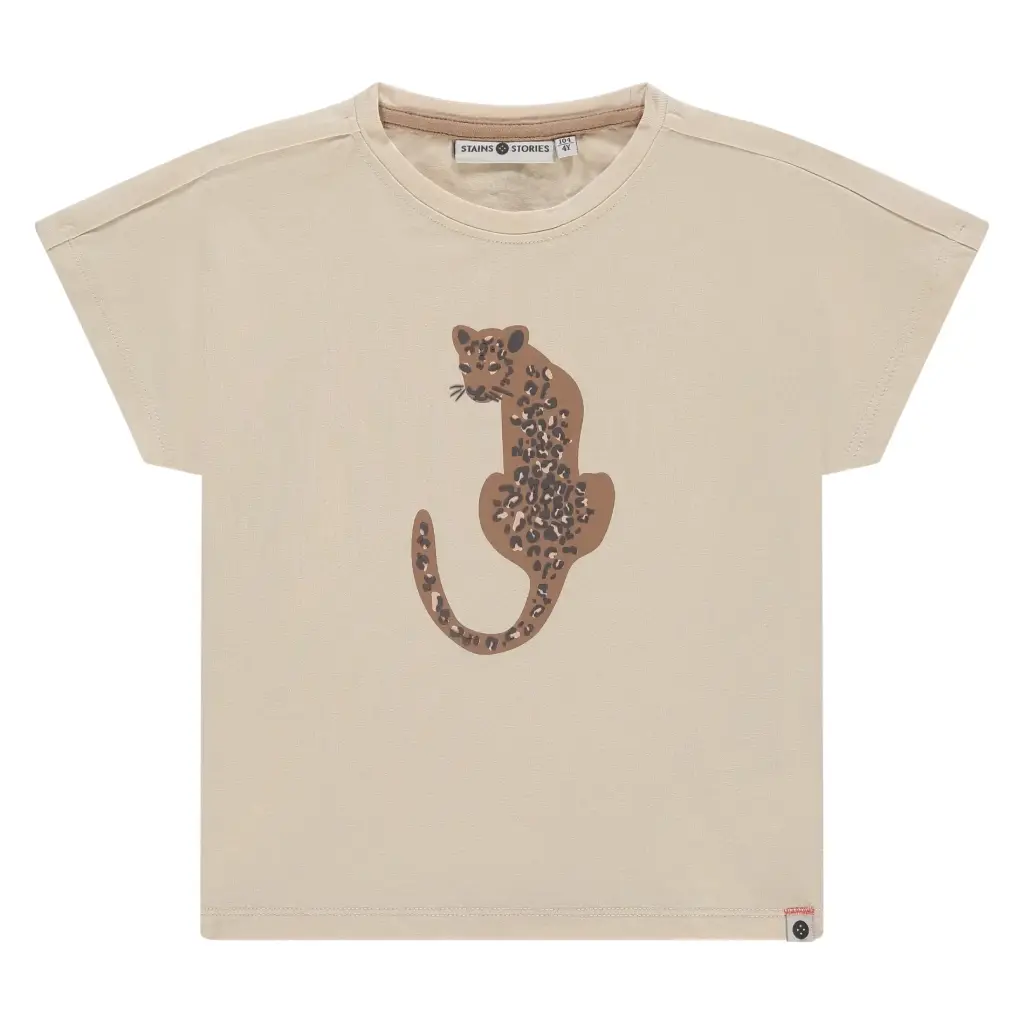 S&S GIRLS T-SHIRT MC CREME 104 SSA25408650