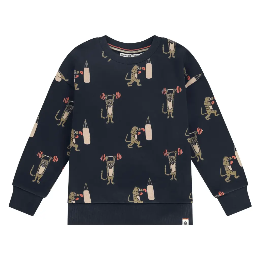 S&S BOYS SWEAT BLEU NUIT 128 SSA25407451