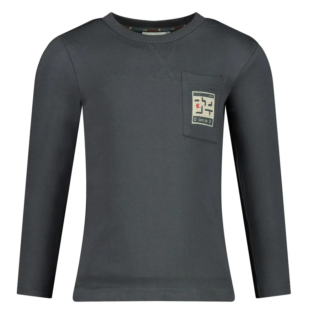 STURDY T-SHIRT ML - COUCH CLUB ANTHRA 128 71600608