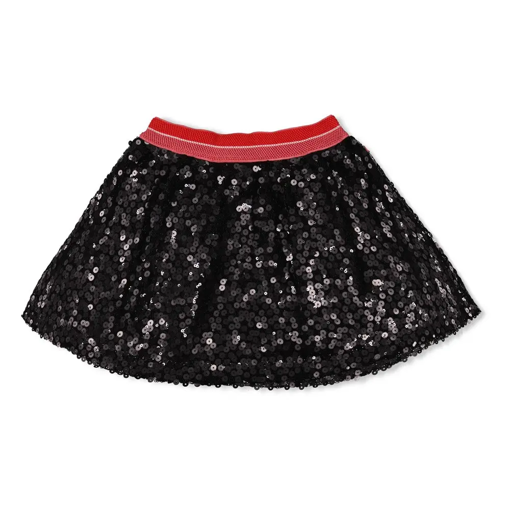JUBEL JUPE À SEQUINS - QUEEN OF HEARTS ANTHRA 104 90600307