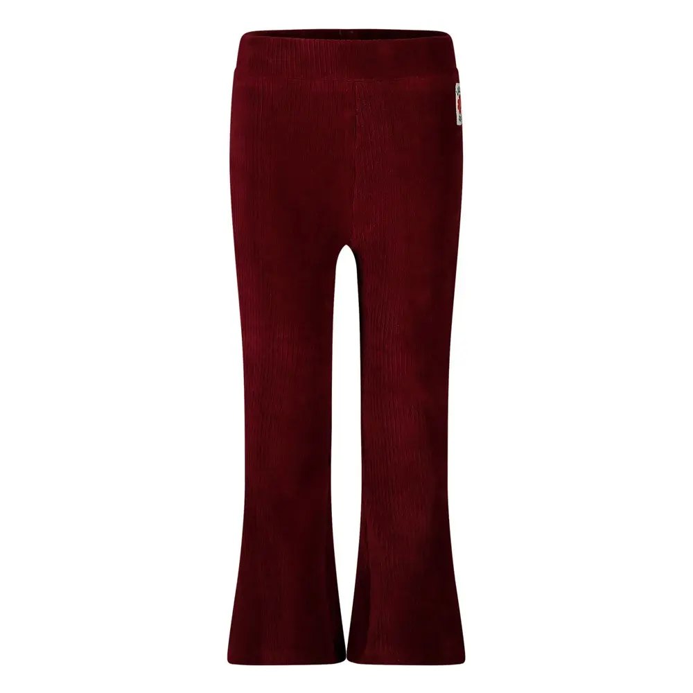 JUBEL PANTALON ÉVASÉ EN VELOURS - QUEEN OF HEARTS BORDEAUX 110 92200484