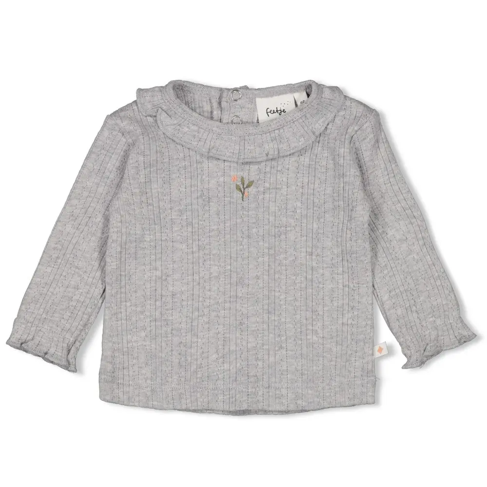 FEETJE - GIRLS T-SHIRT ML COTELEE - FIELDS OF GREEN GRIS 74 51602556