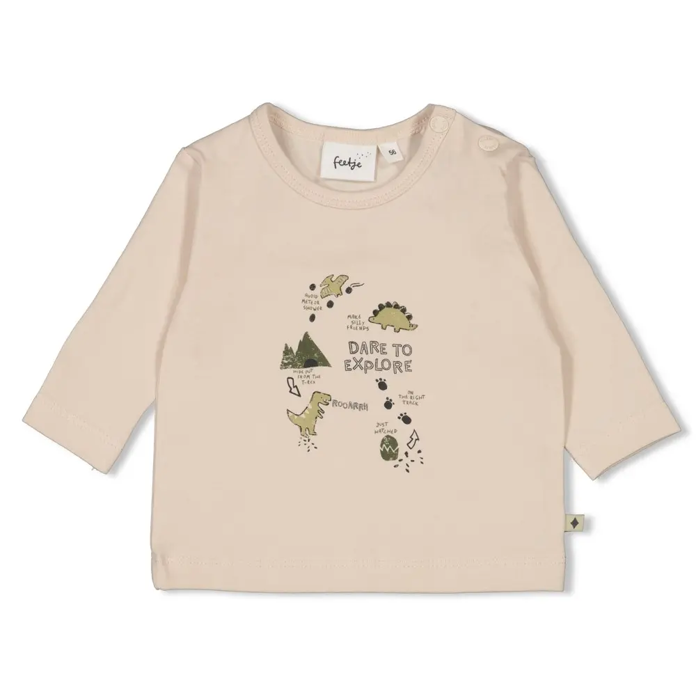 FEETJE - BOYS T-SHIRT ML - RAWRSOME OFFWHITE 80 51602616