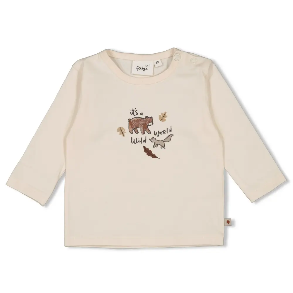 FEETJE - BOYS T-SHIRT ML - WILD WORLD OFFWHITE 68 51602627