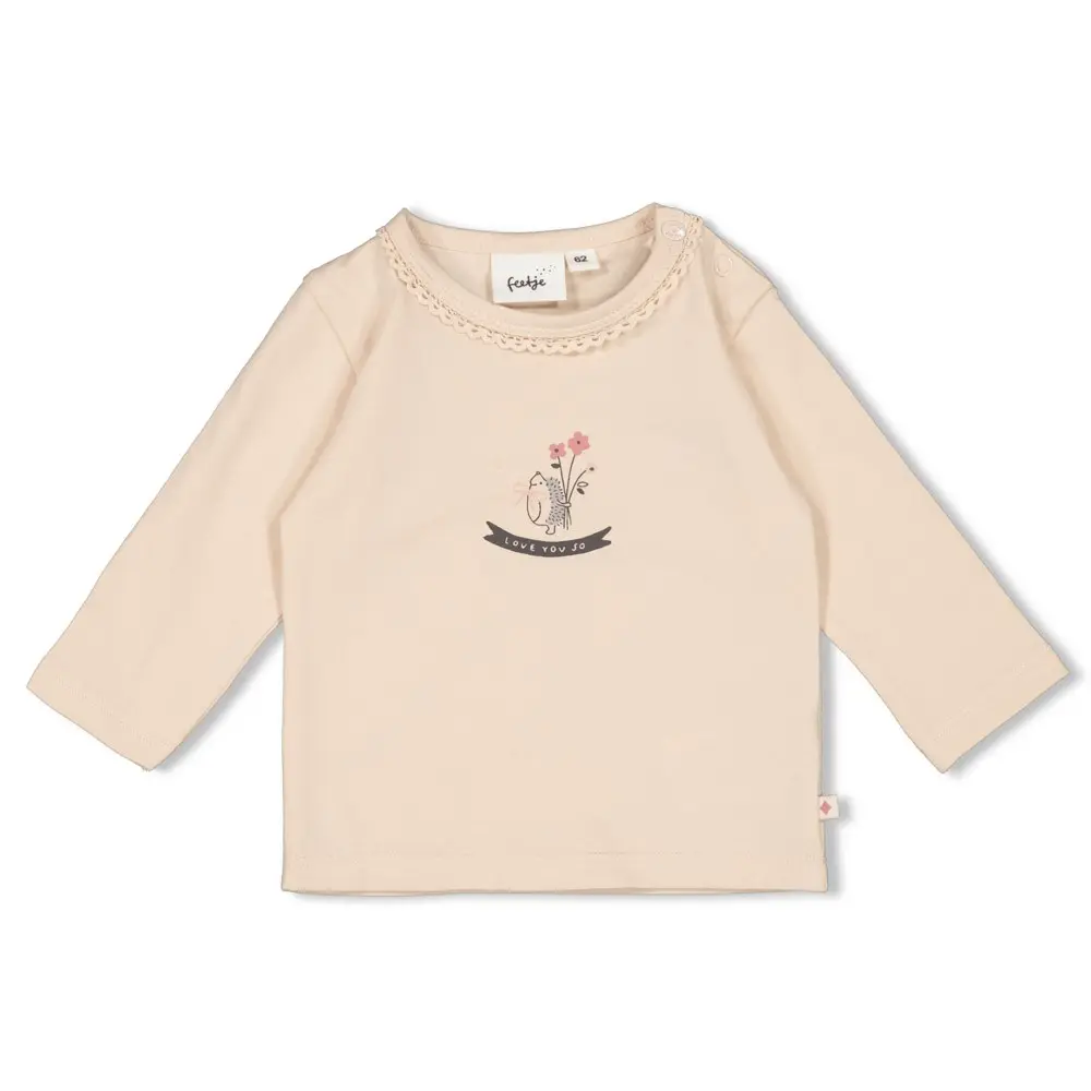 FEETJE - GIRLS T-SHIRT ML - WOODLAND BLOOM OFFWHITE 68 51602608