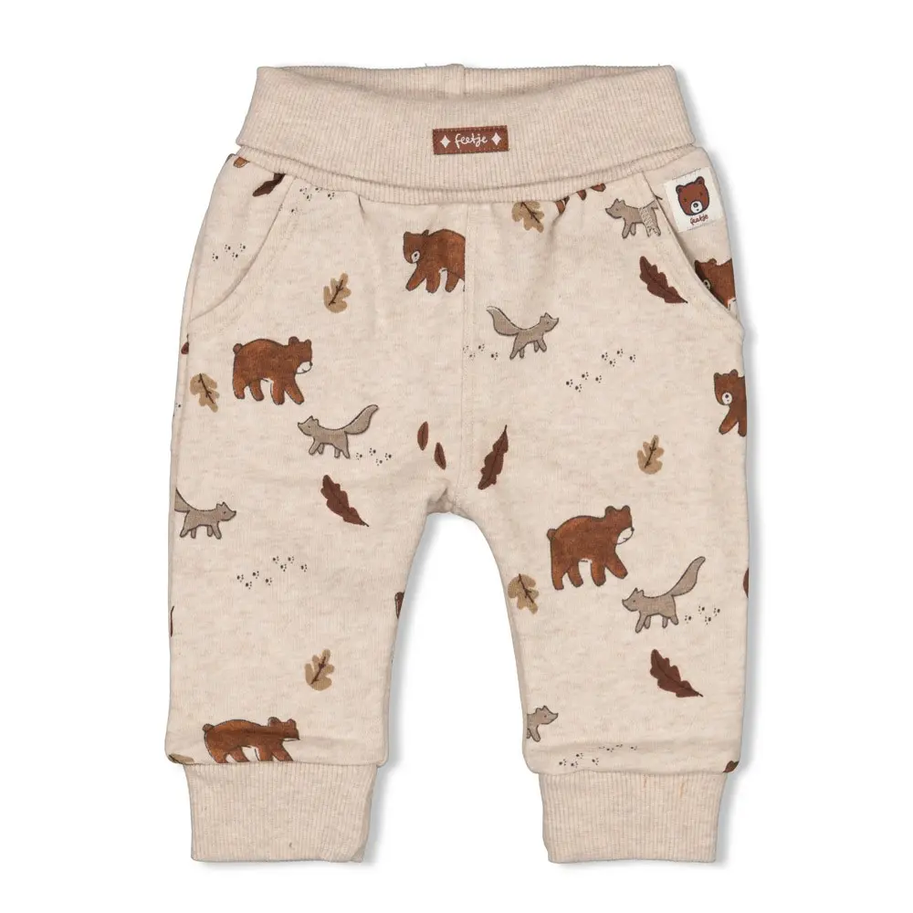 FEETJE - BOYS PANTALONS AOP - WILD WORLD TAUPE 86 52202422