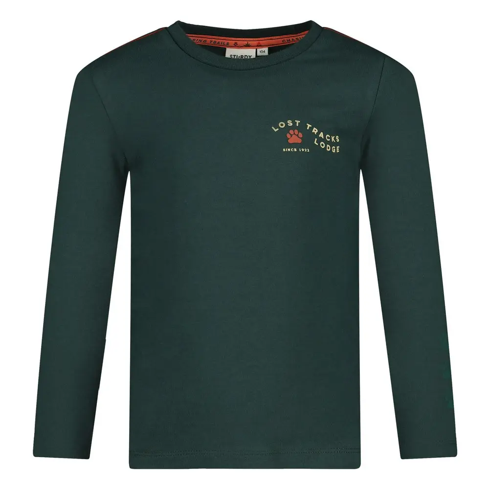 STURDY T-SHIRT ML - CHASING TRAILS PETROL 104 71600626