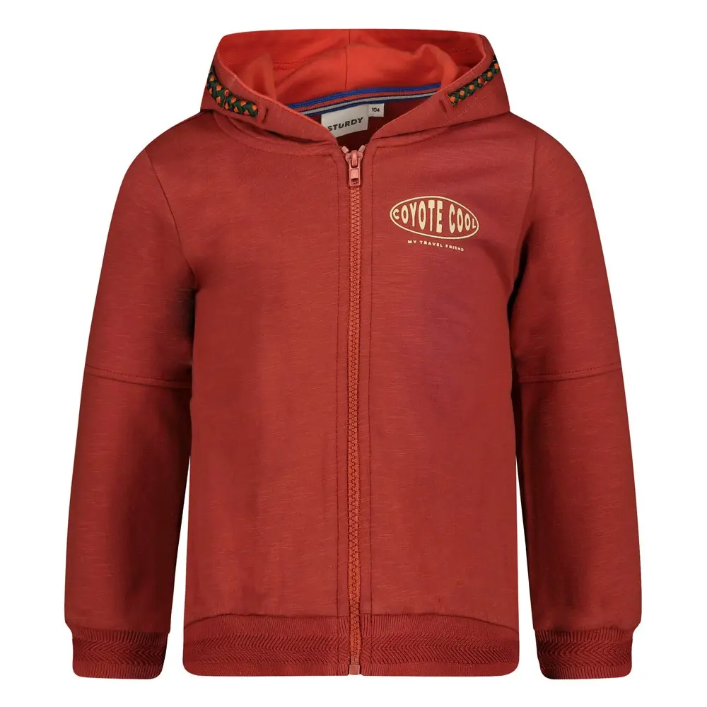 STURDY SWEAT A TIRETTE - CHASING TRAILS ROUILLE 104 71800050