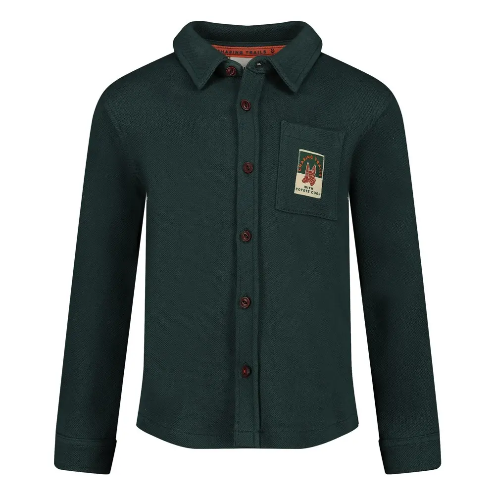 STURDY CHEMISE - CHASING TRAILS PETROL 92 72300052