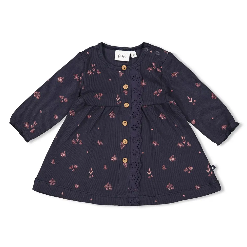 FEETJE - GIRLS ROBE RIB AOP - SWANLAKE MARINE 74  51400564