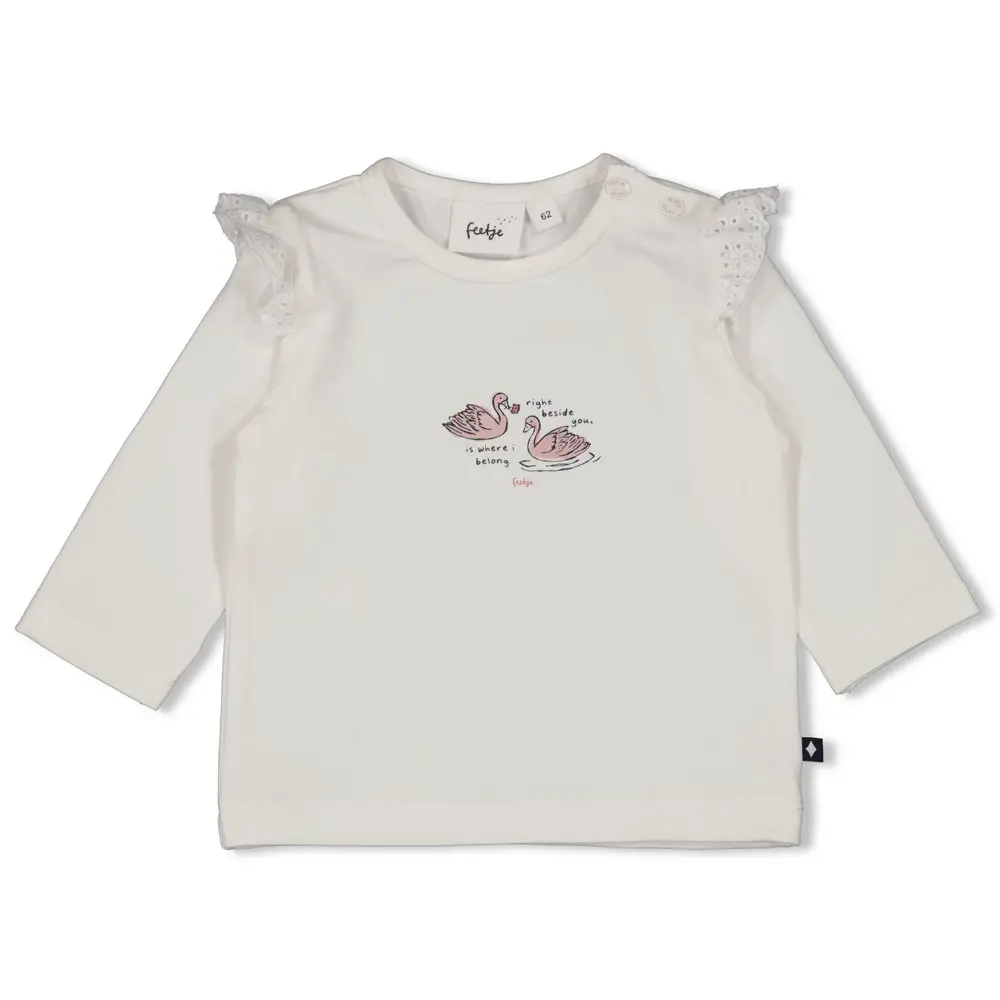 FEETJE  - GIRLS T-SHIRT ML - SWANLAKE BLANC 80 51602621