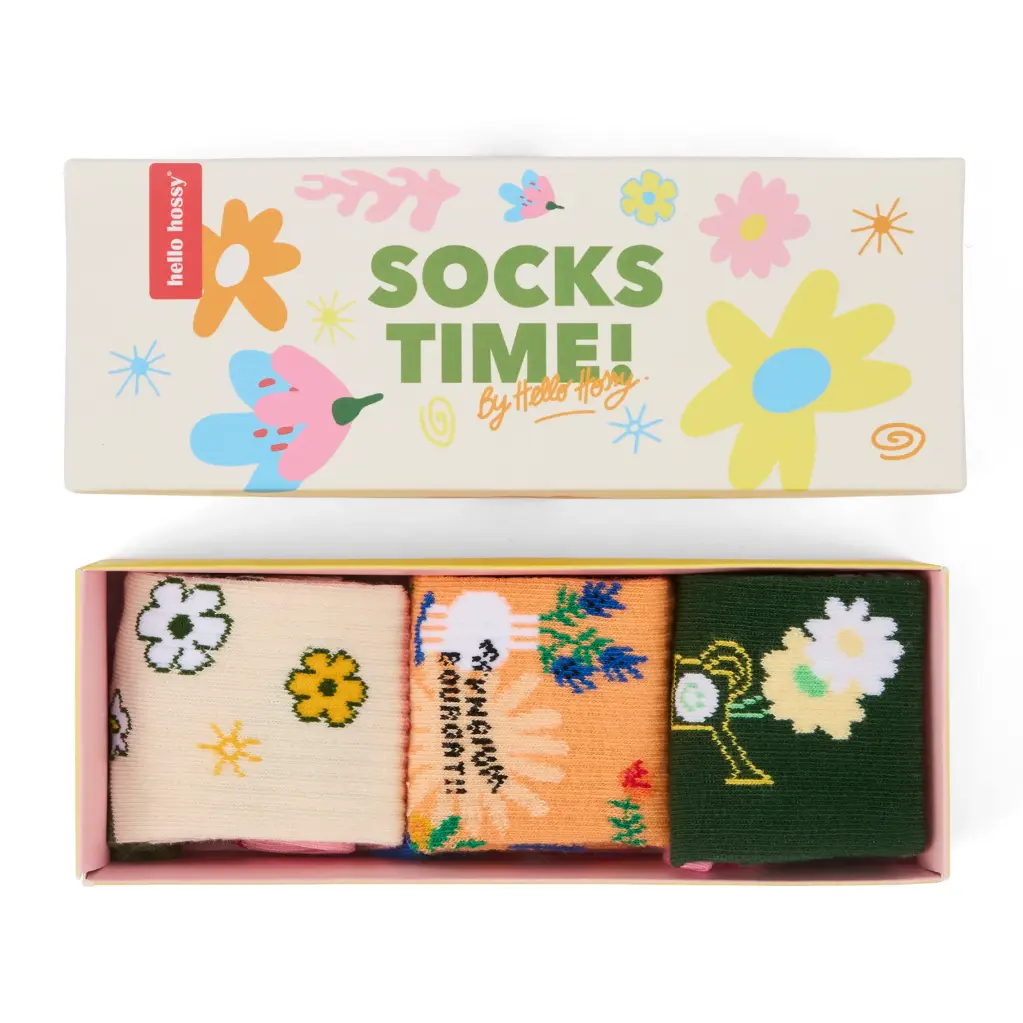 CHAUSSETTES PACK - WILDFLOWERS 4-6