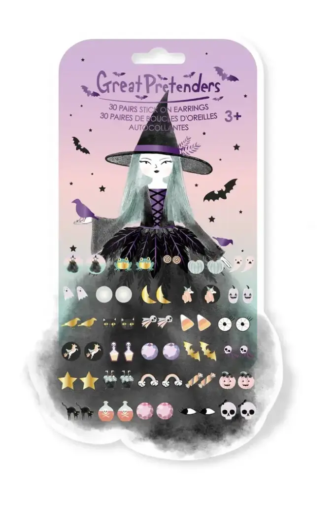 BOUCLES D'OREILLES AUTOCOLLANTES NATASHA THE WITCH - 87518