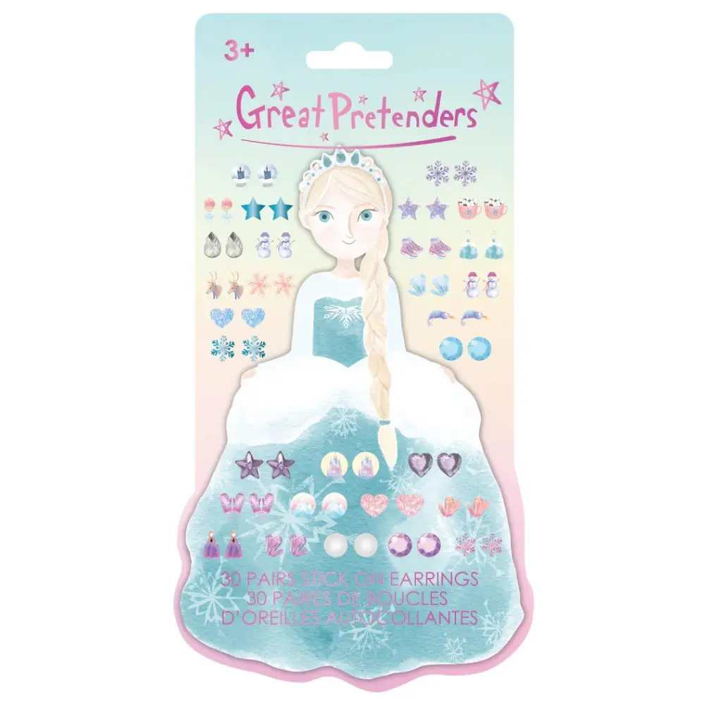 BOUCLES D'OREILLES AUTOCOLLANTES FROSTY SISTER - 87526