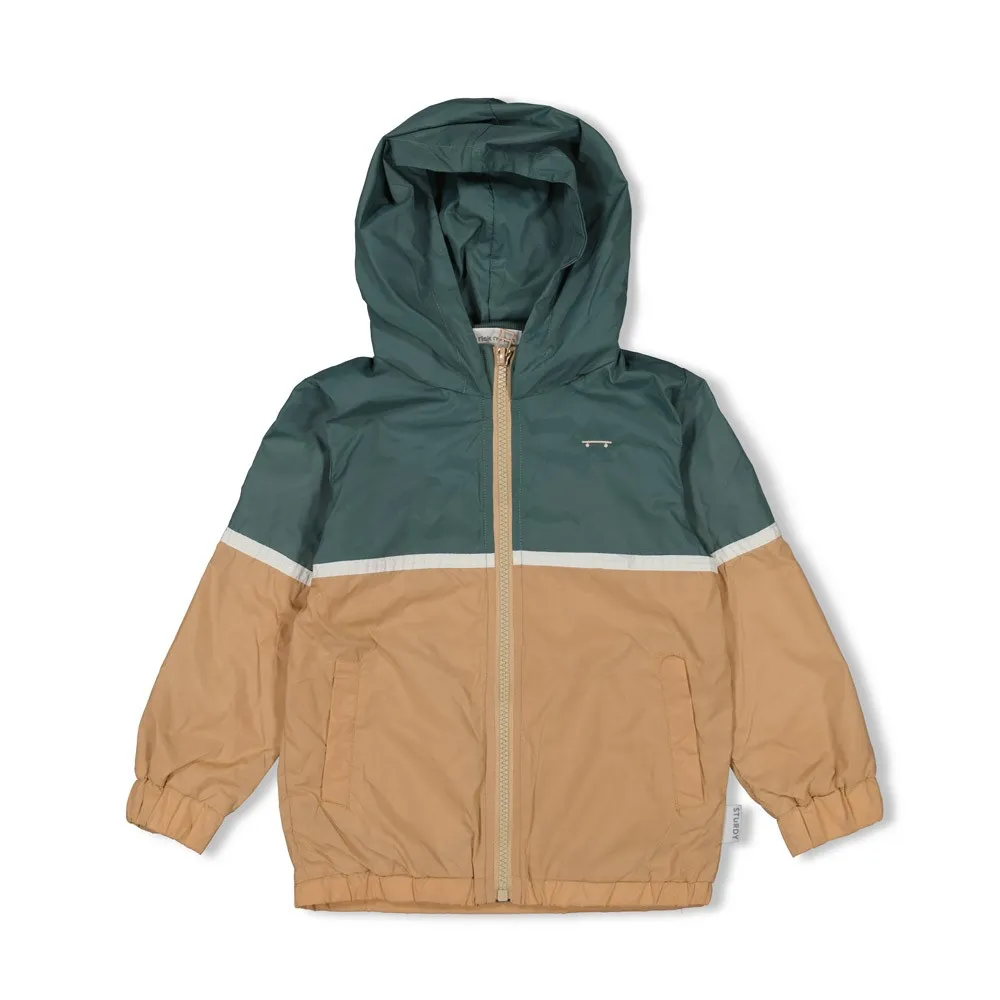 STURDY VESTE SABLE A CAPUCHE - RUN THE DAY 116