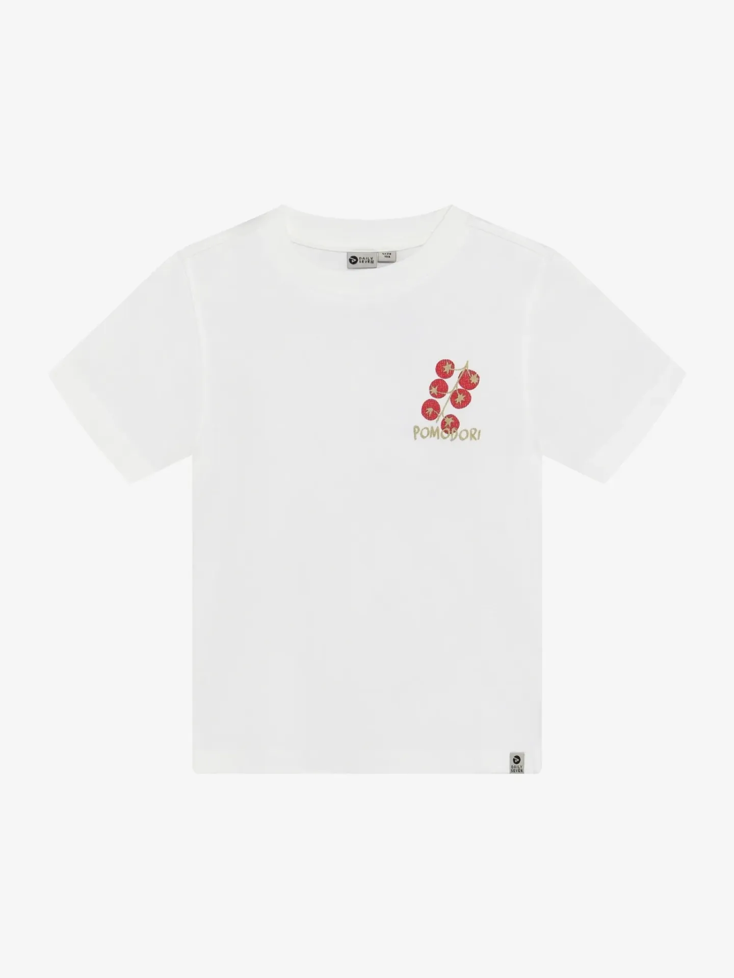 D7 BOYS T-SHIRT BACKPRINT BLANC 104 920299