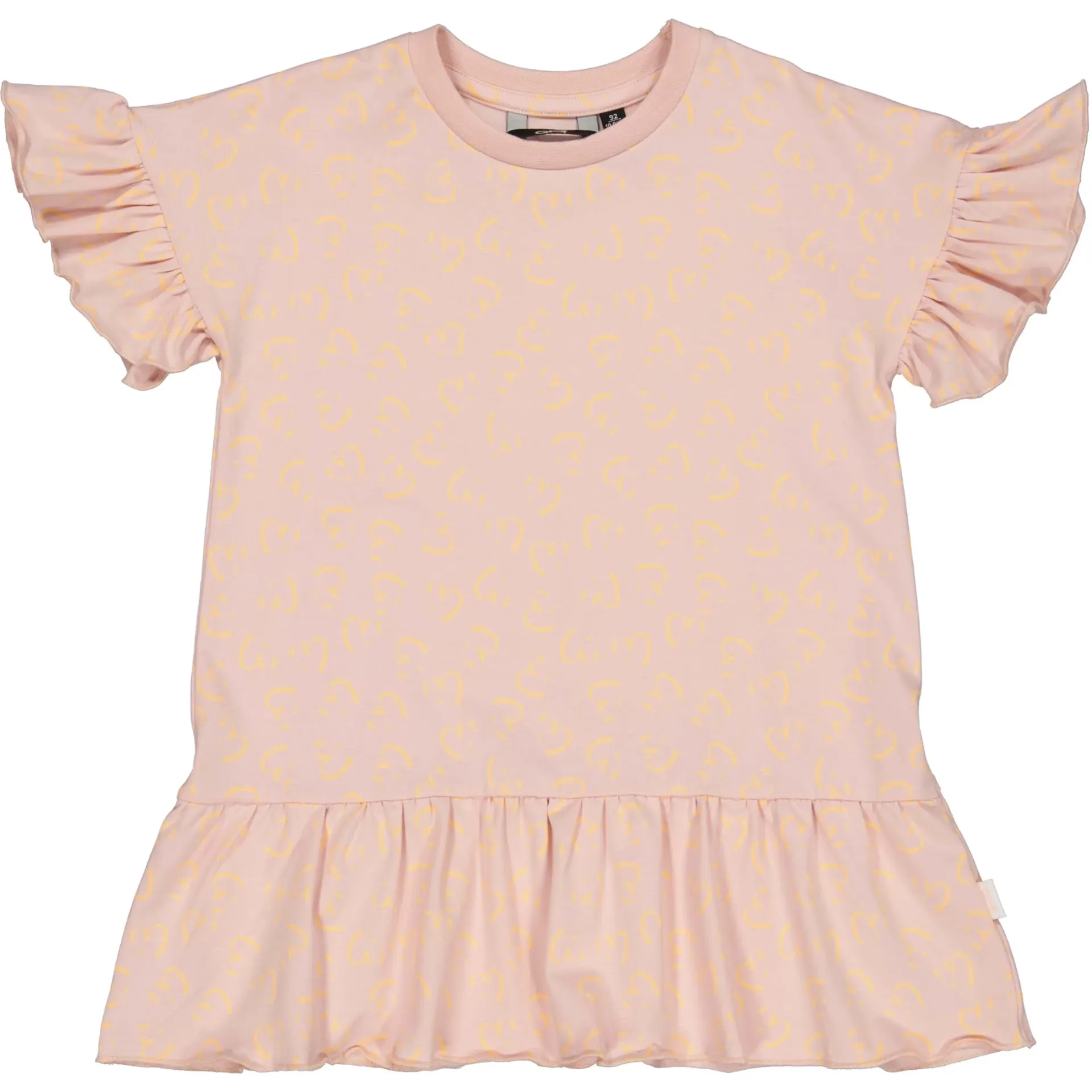 QPI MINI GIRLS ROBE AOP ROSE CLAIR 80 QS261EDEN