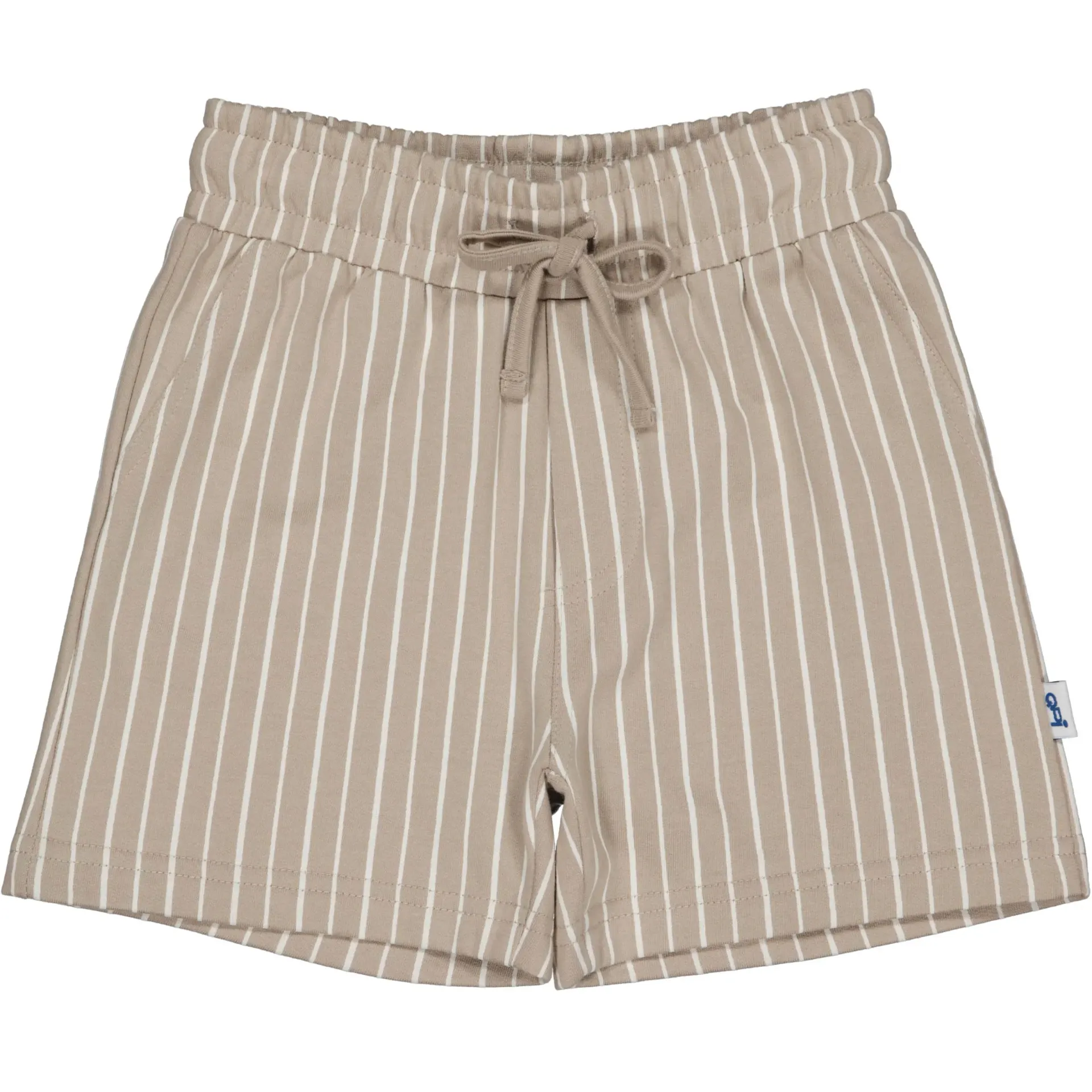 QPI MINI BOYS SHORT AOP TAUPE LIGNES 92 QS261ELROY