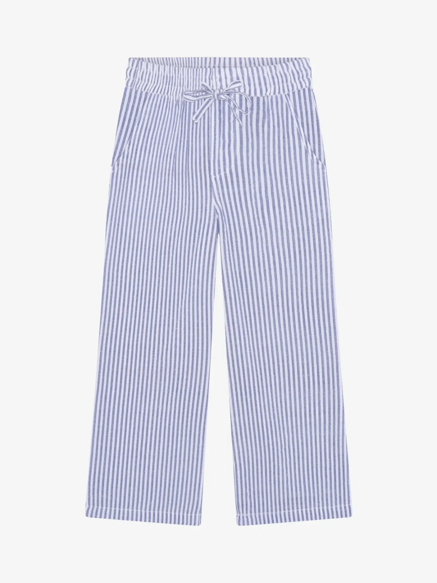 D7 GIRLS PANTALON A LIGNES BLEU DENIM 116 930370