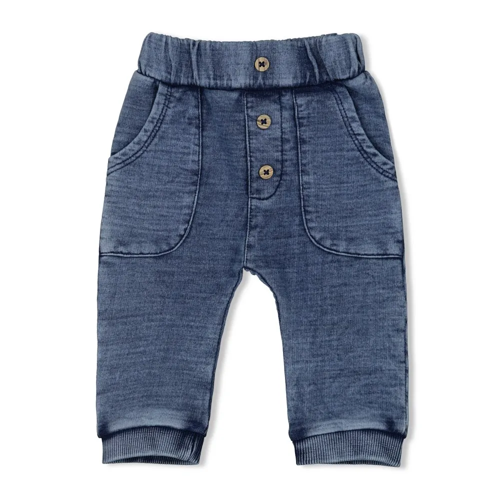 FEETJE - BOYS PANTALON JOG BLEU DENIM - SAFARI SAVAGE 80