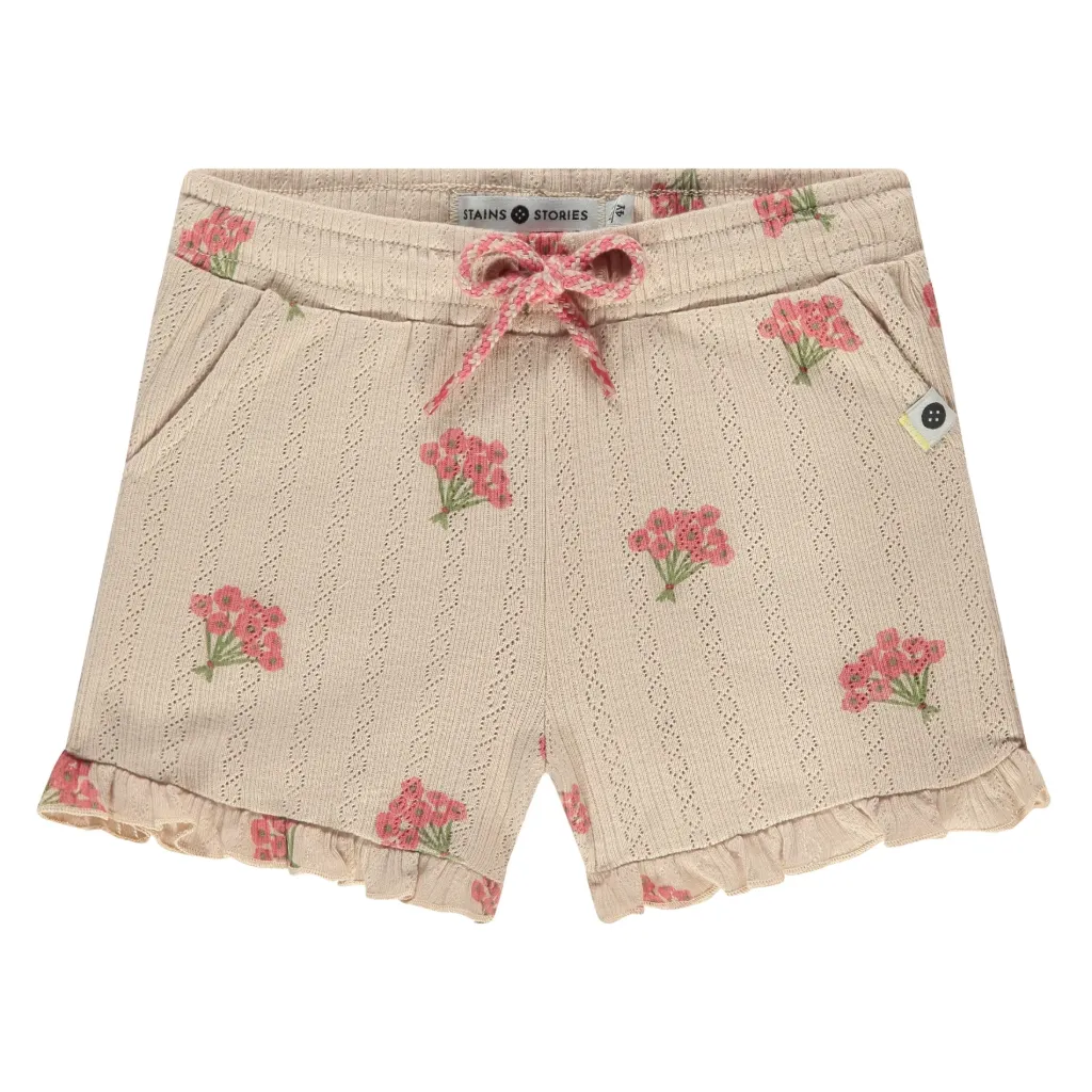 S&S GIRLS SHORT BEIGE 116 SSA26108214