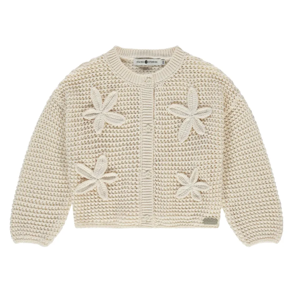 S&S GIRLS GILET IVOIRE 110 SSA26108300